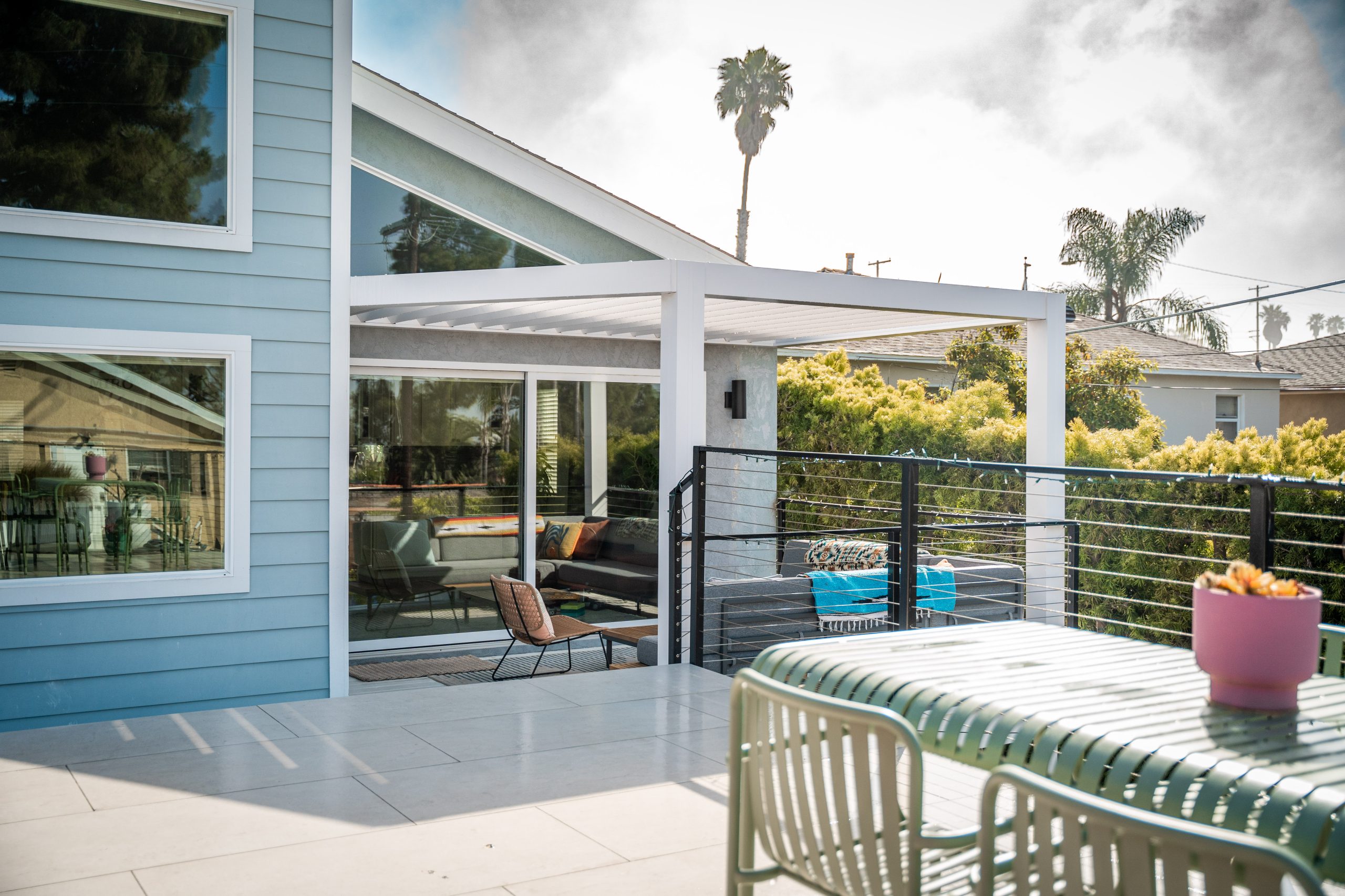 Luxury outdoor pergola structure in Bee Cave TX — Cabana Theory