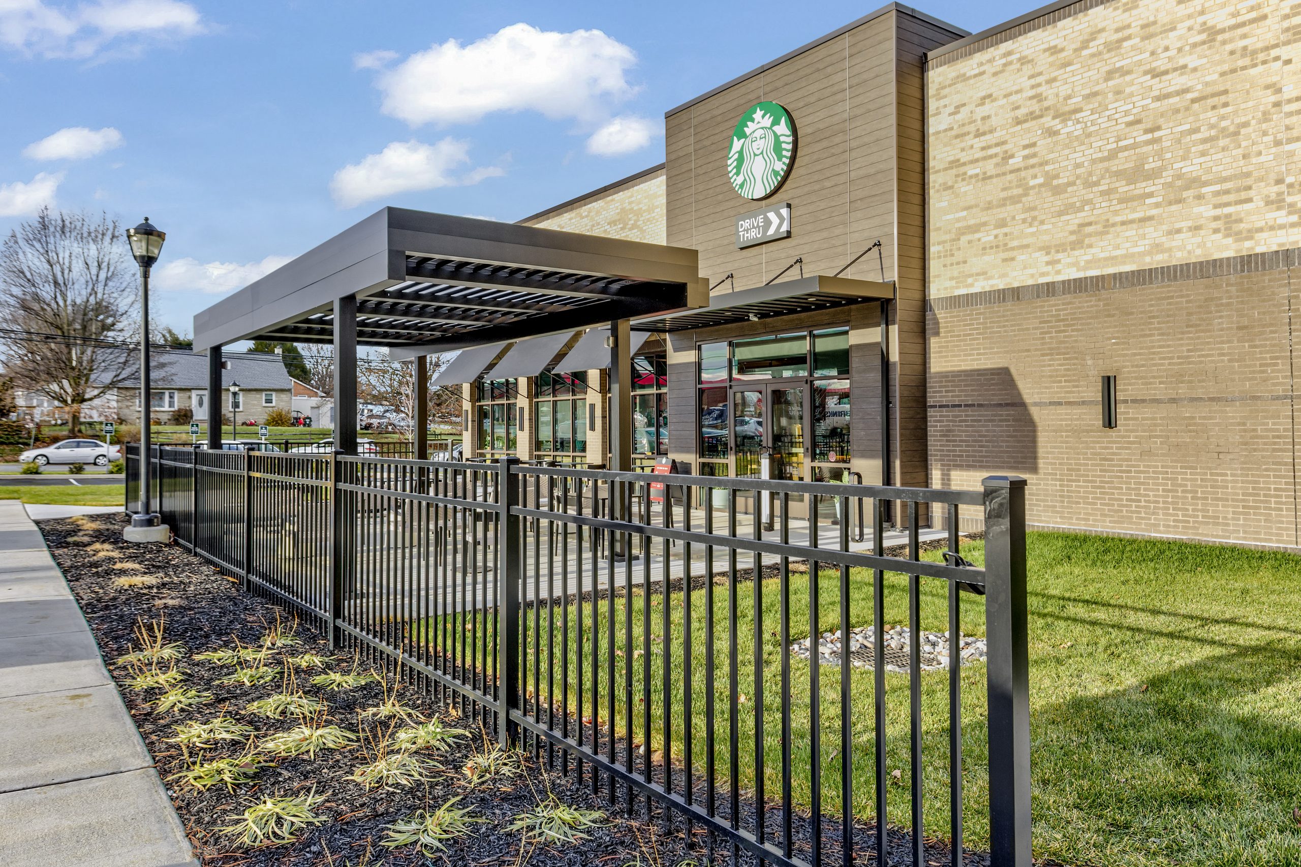 Corporate campus outdoor structure