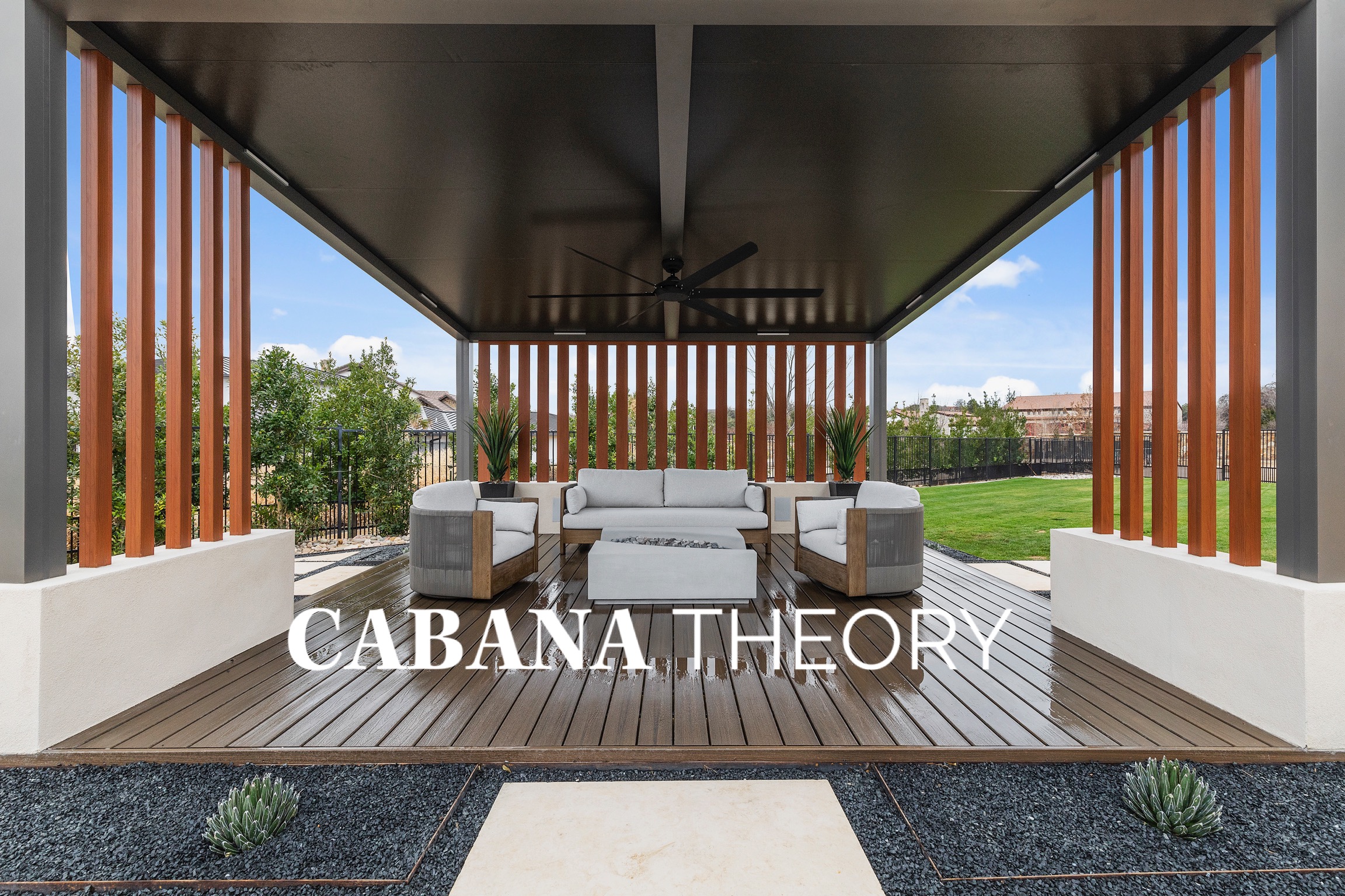 Outdoor structure installation in Argyle TX — Cabana Theory