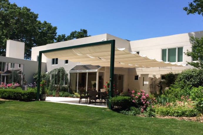 Fabric Canopy installation