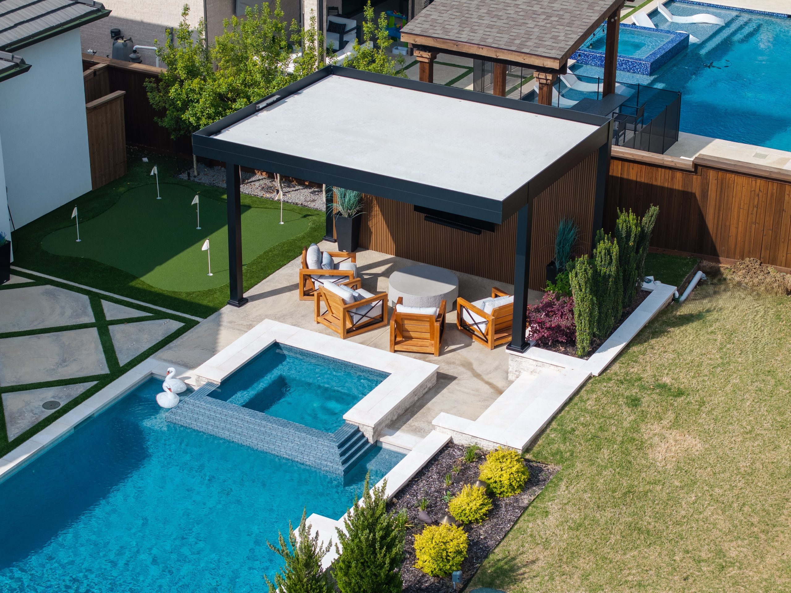 Contemporary Patio Cover detail - Cabana Theory