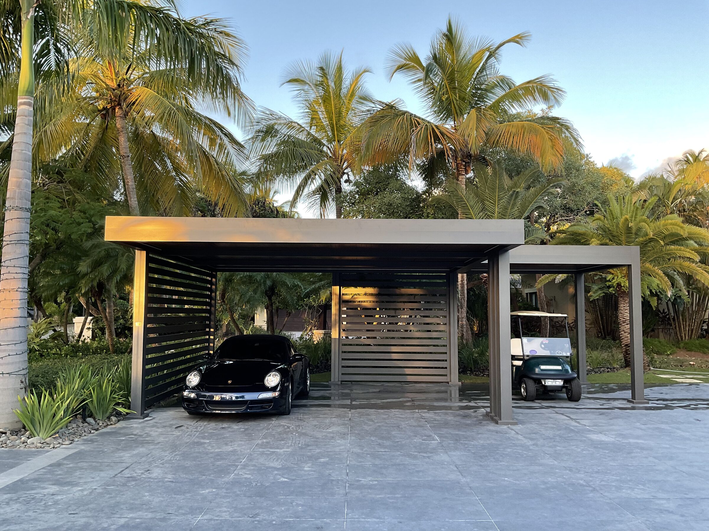 Custom aluminum carport - Cabana Theory