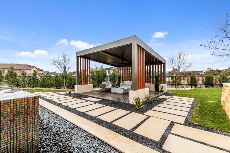 Custom aluminum patio cover installation — Cabana Theory