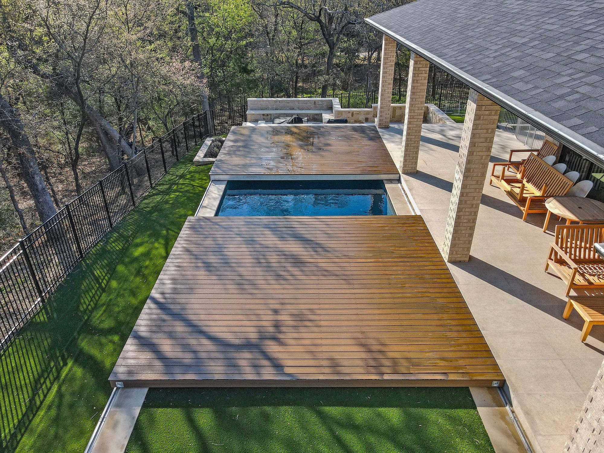 Sliding Pool Deck project