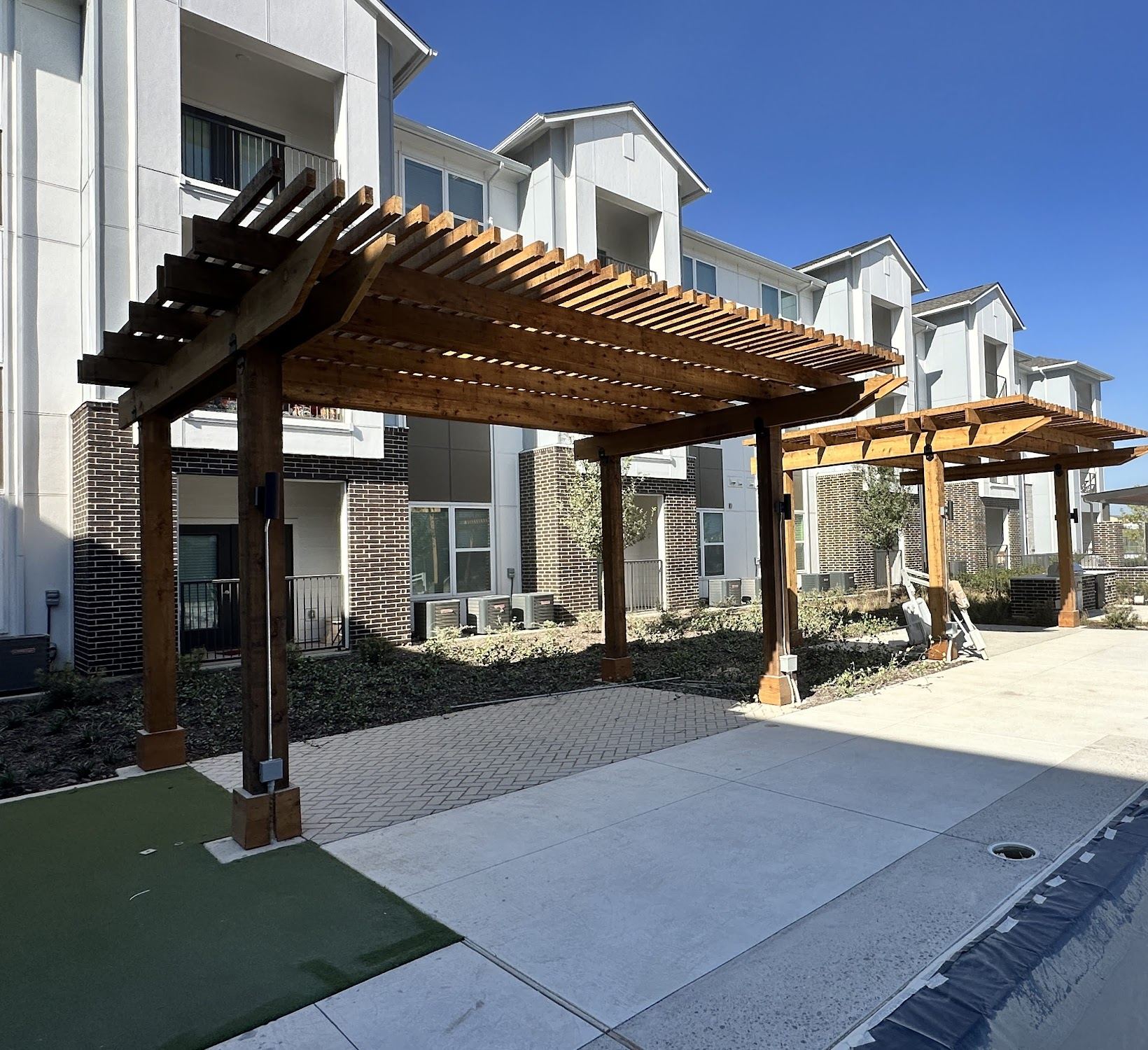 Commercial multifamily pergola complex | Cabana Theory